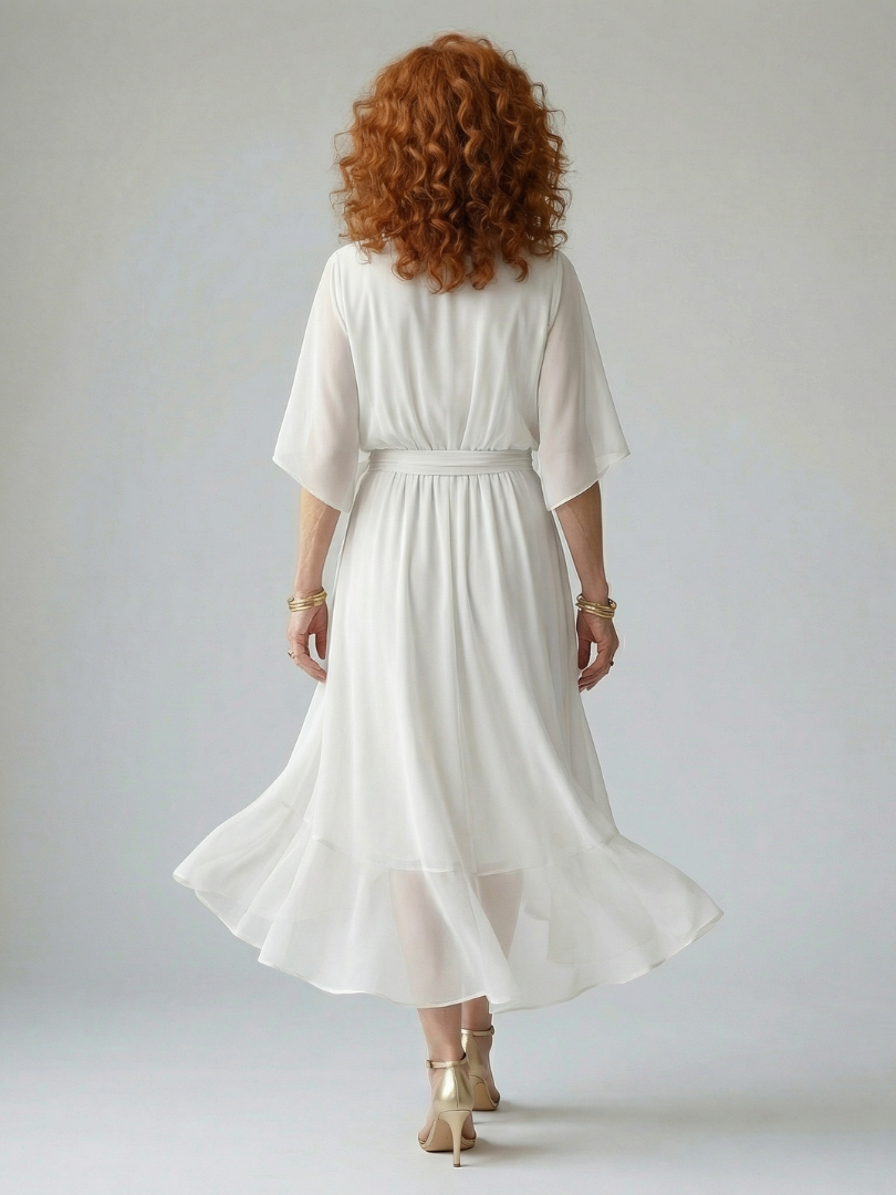 Elric | Robe midi fluide
