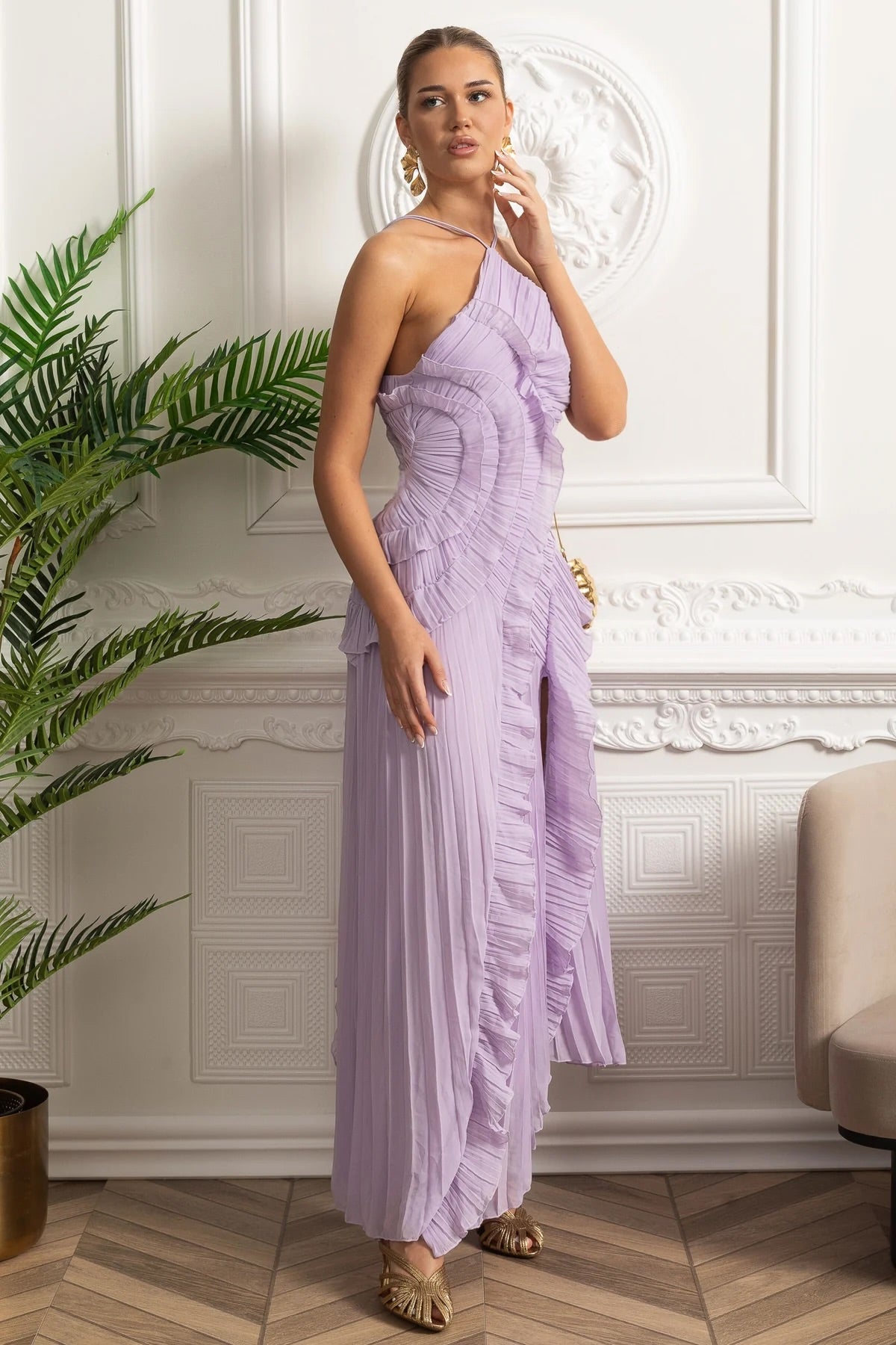 HALTER DRESS