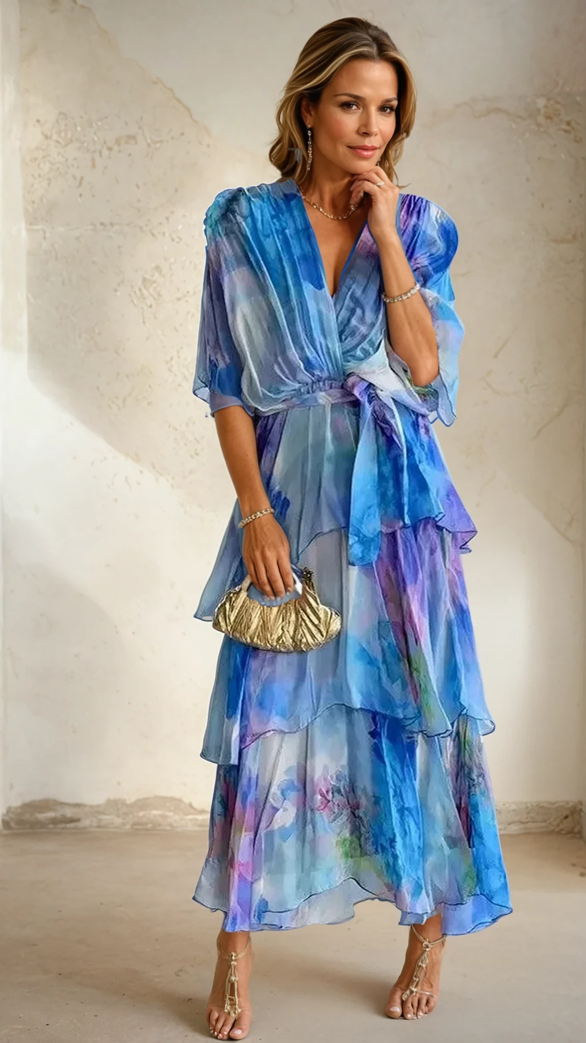 Julliana | Robe d'été à fleurs superposées