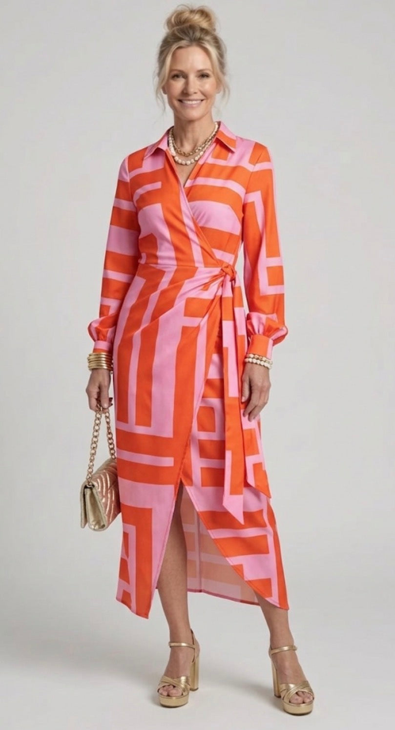 Viva | Printed Wrap Dress