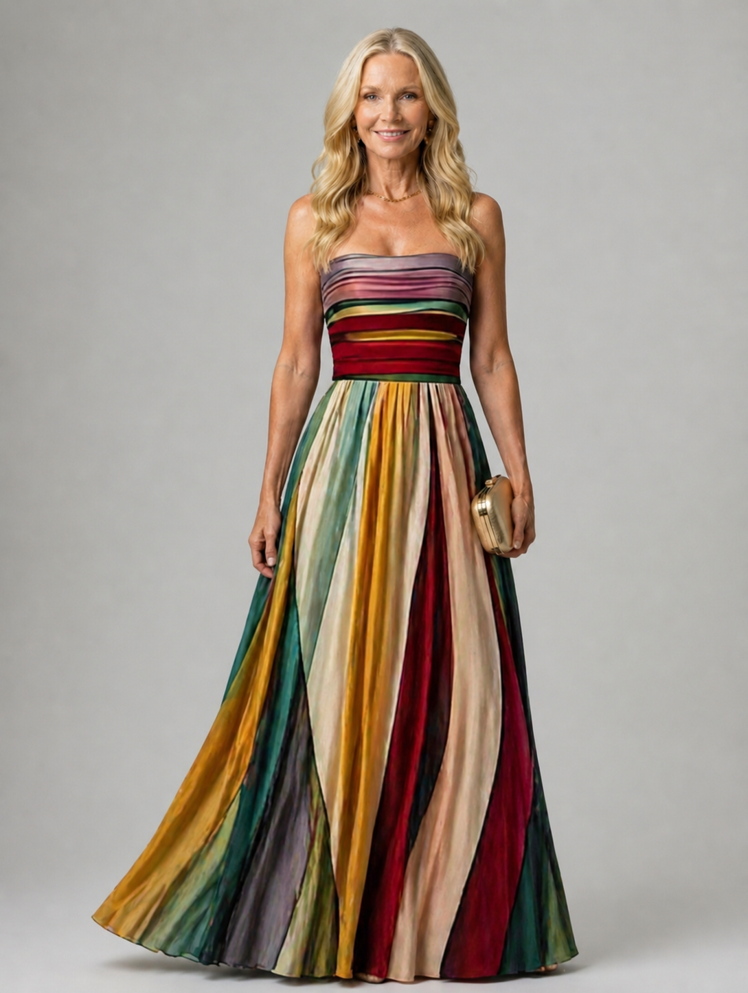 Cornelia | Effortless Strapless A-Line Dress