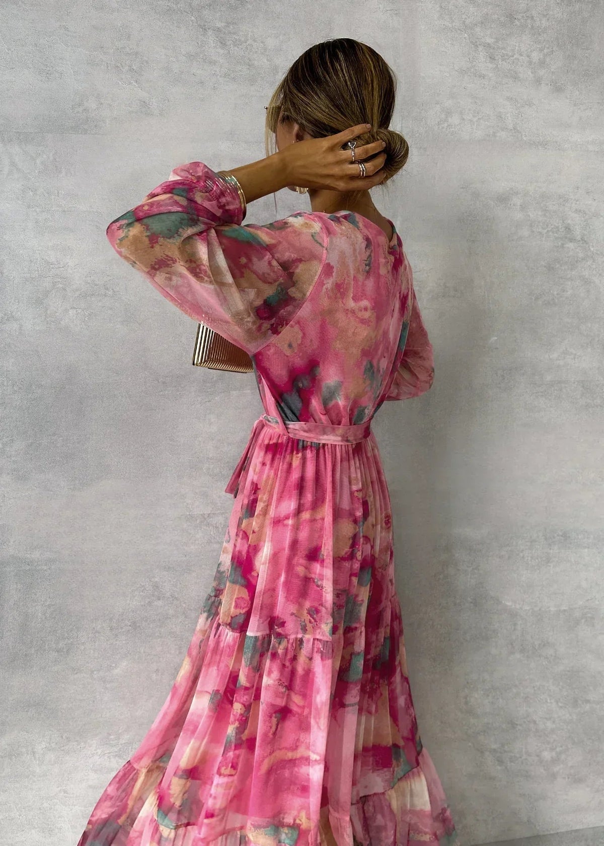 Evie | Wrap Dress with Floral Print