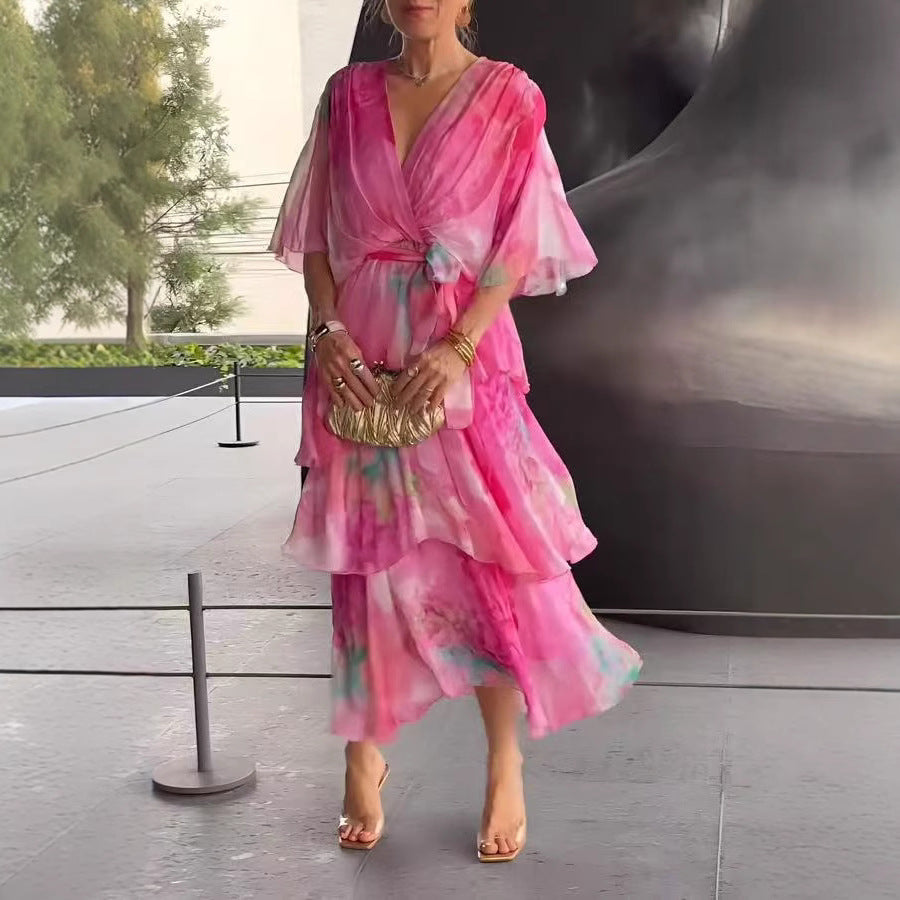 Julliana | Robe d'été à fleurs superposées