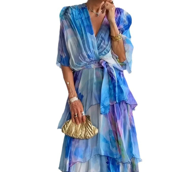 Julliana | Robe d'été à fleurs superposées