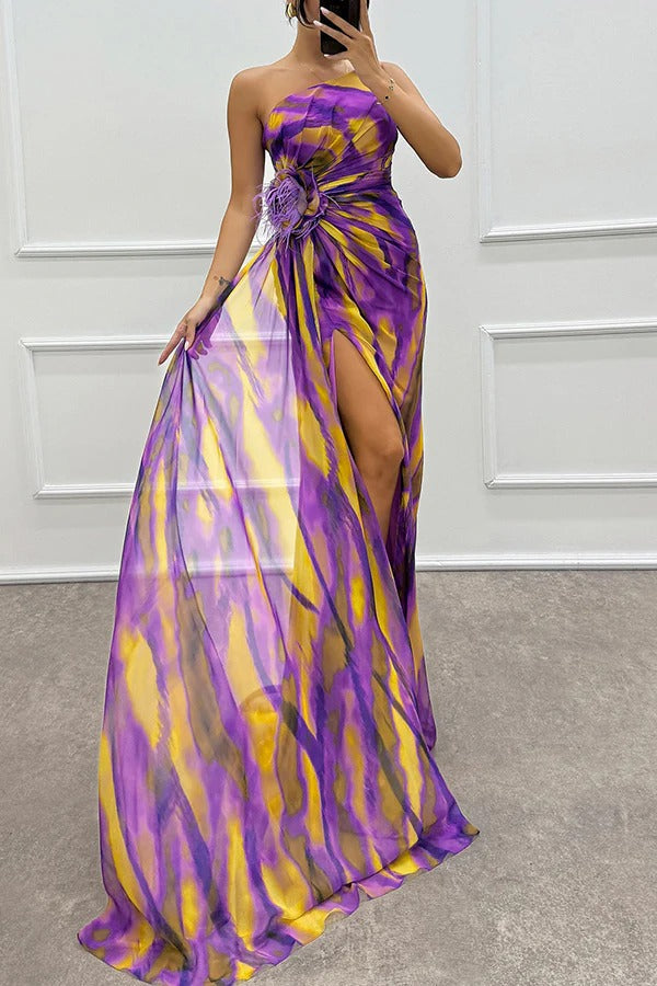 Floor | Vibrant Draped Dress