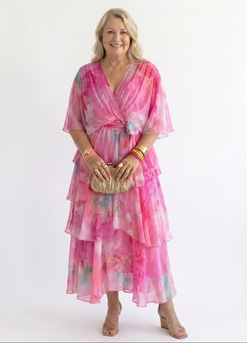 Julliana | Robe d'été à fleurs superposées
