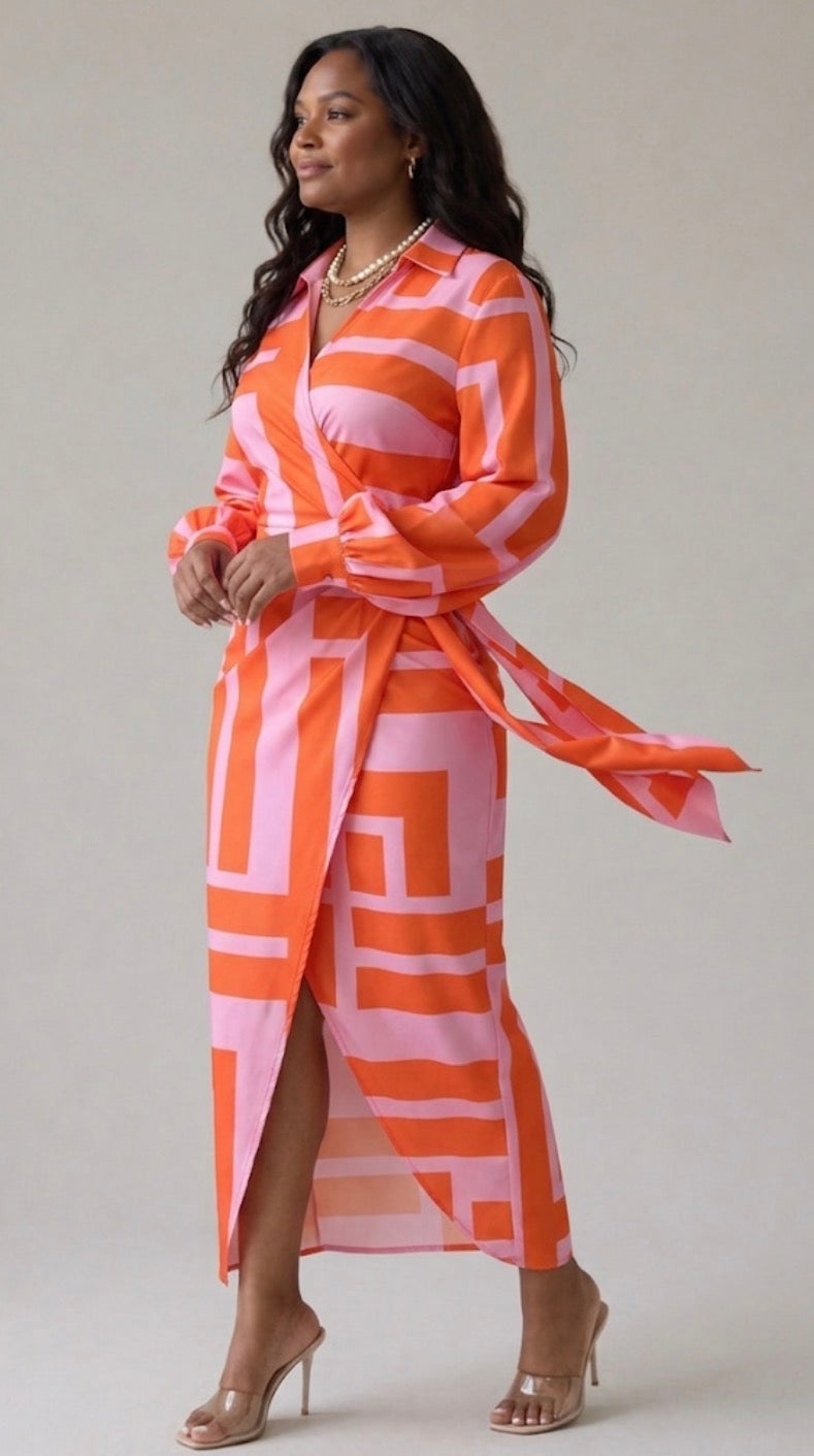 Viva | Printed Wrap Dress