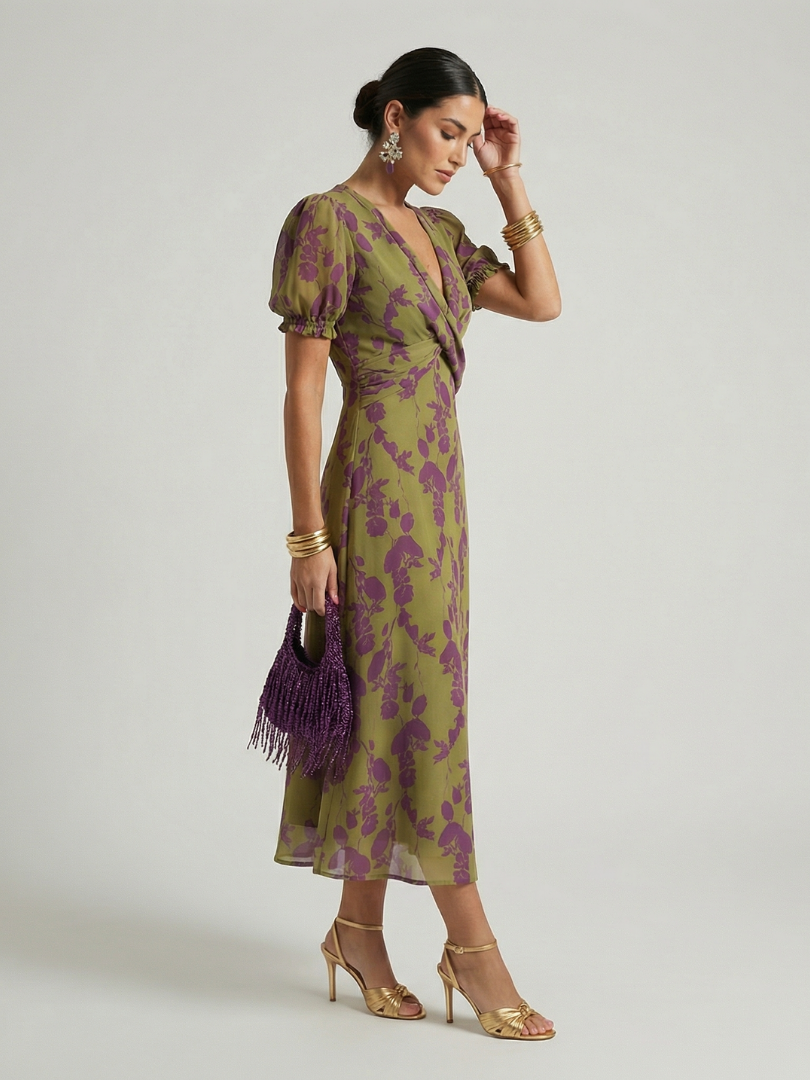 Eleonora | Relaxed Floral Midi Dress