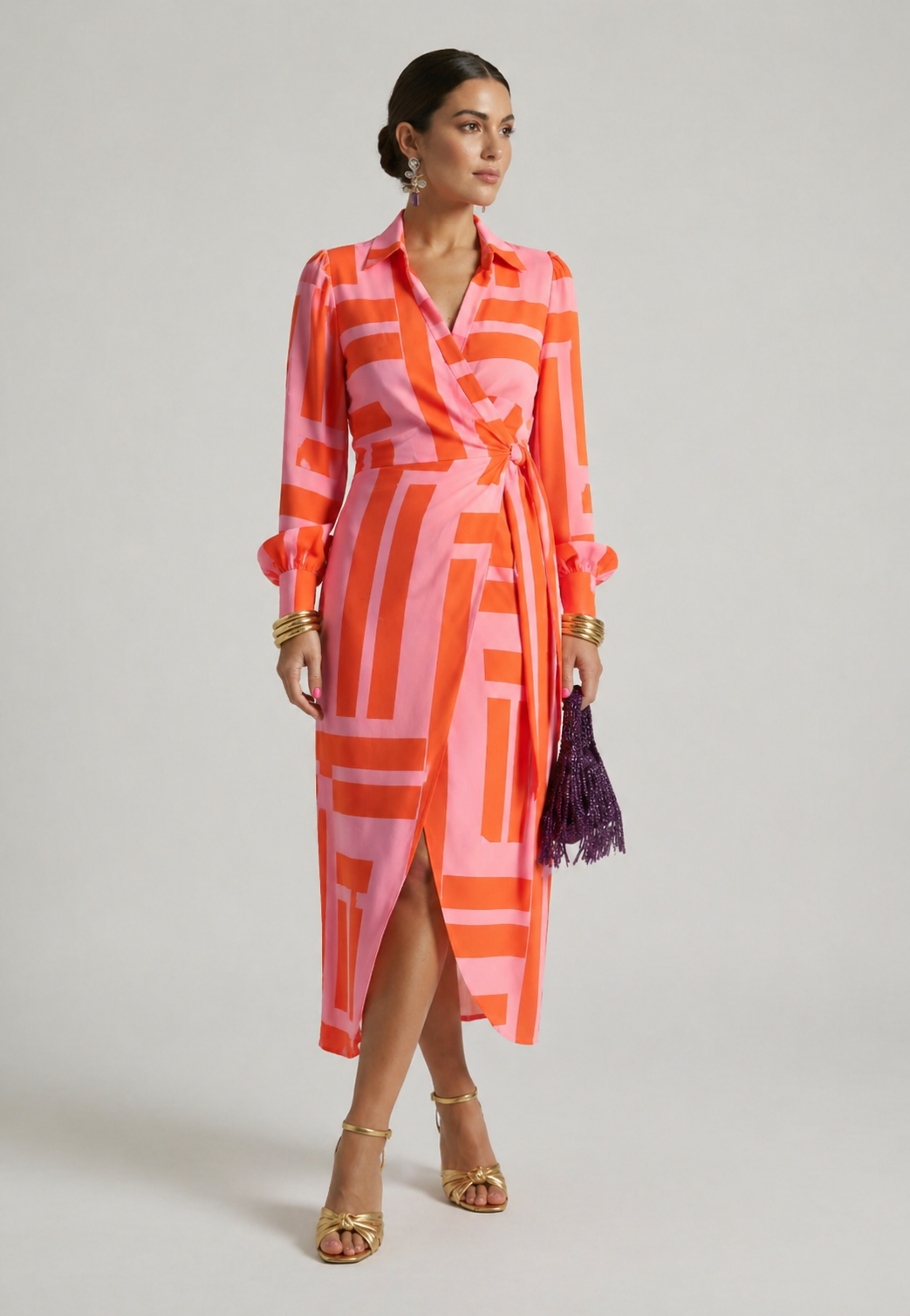 Viva | Printed Wrap Dress