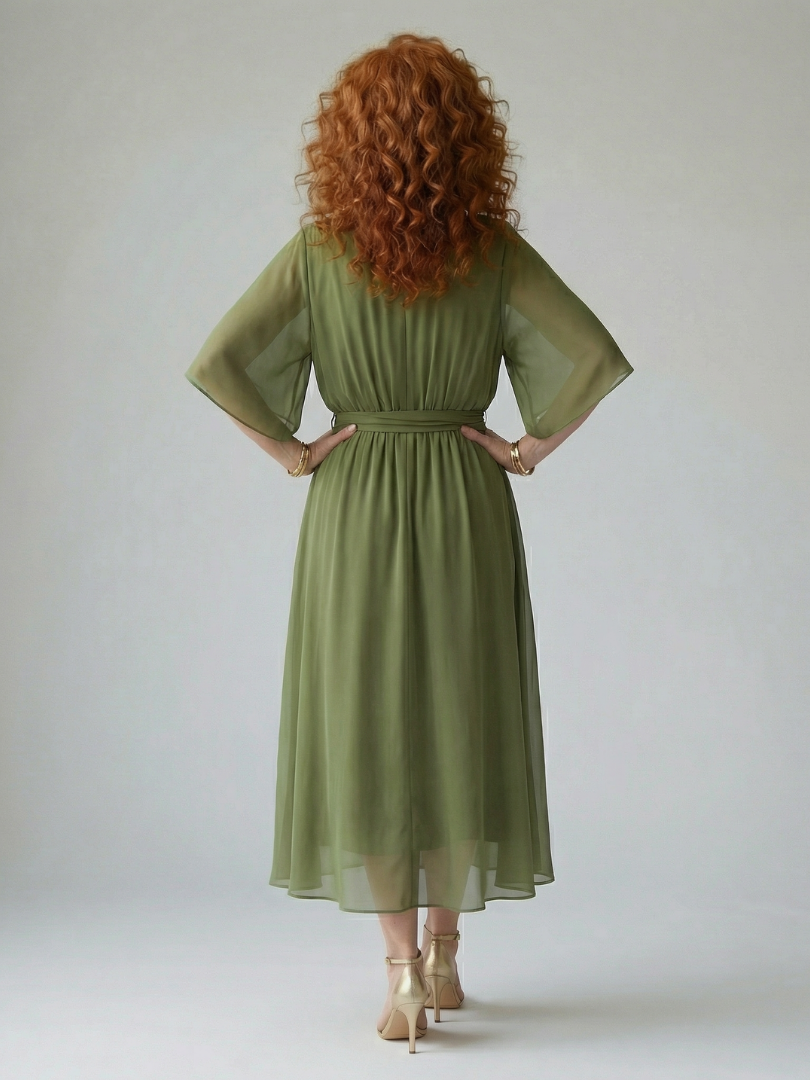 Elric | Robe midi fluide