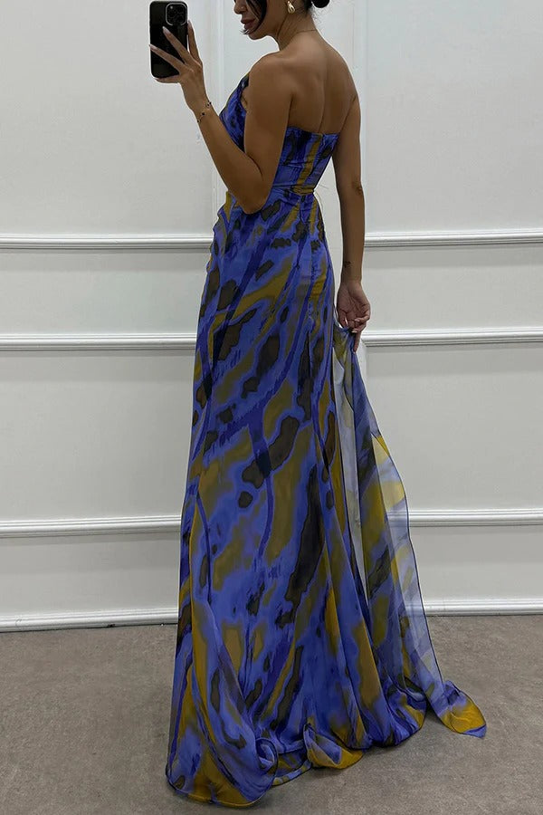 Floor | Vibrant Draped Dress