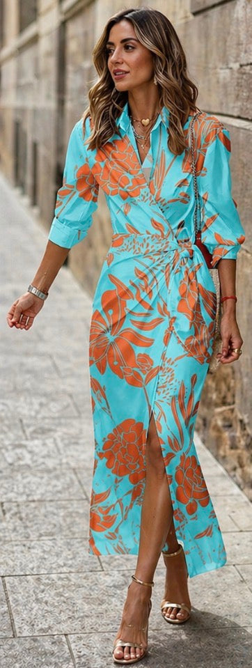 Viva | Printed Wrap Dress