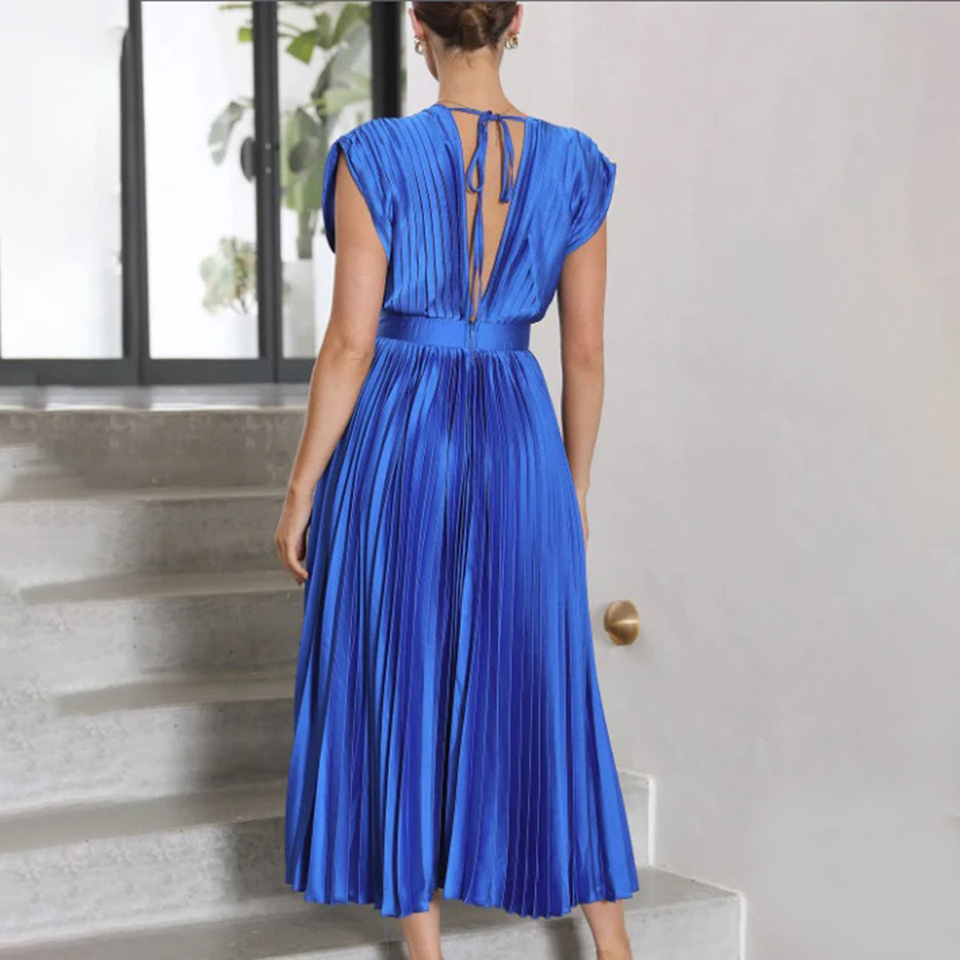Harmana | Timeless Pleated Midi Dress