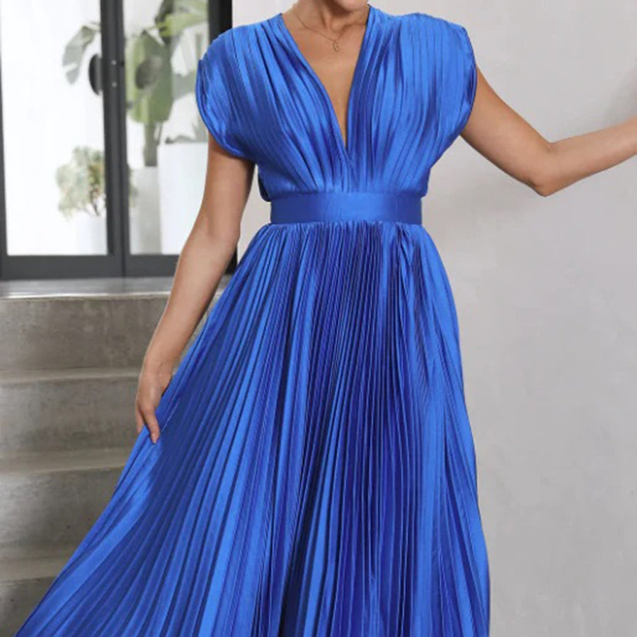 Harmana | Timeless Pleated Midi Dress