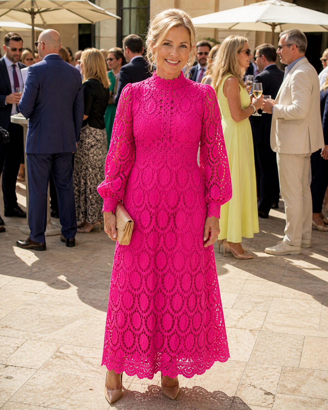 Florence | Lace Midi Dress