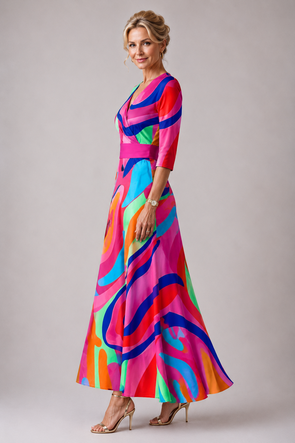 Amalia | Comfortable dress for every day with V-neck