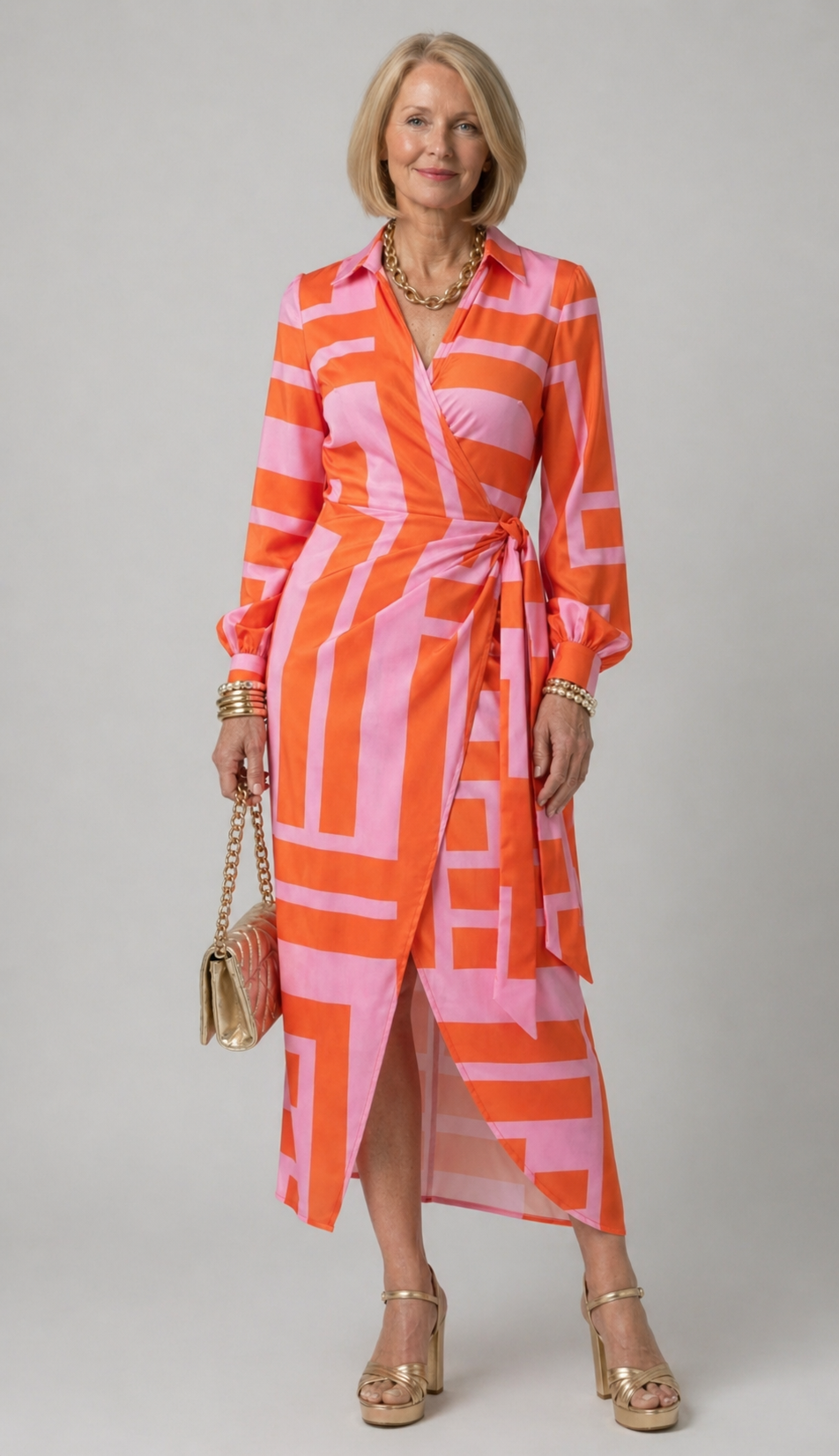 Viva | Printed Wrap Dress