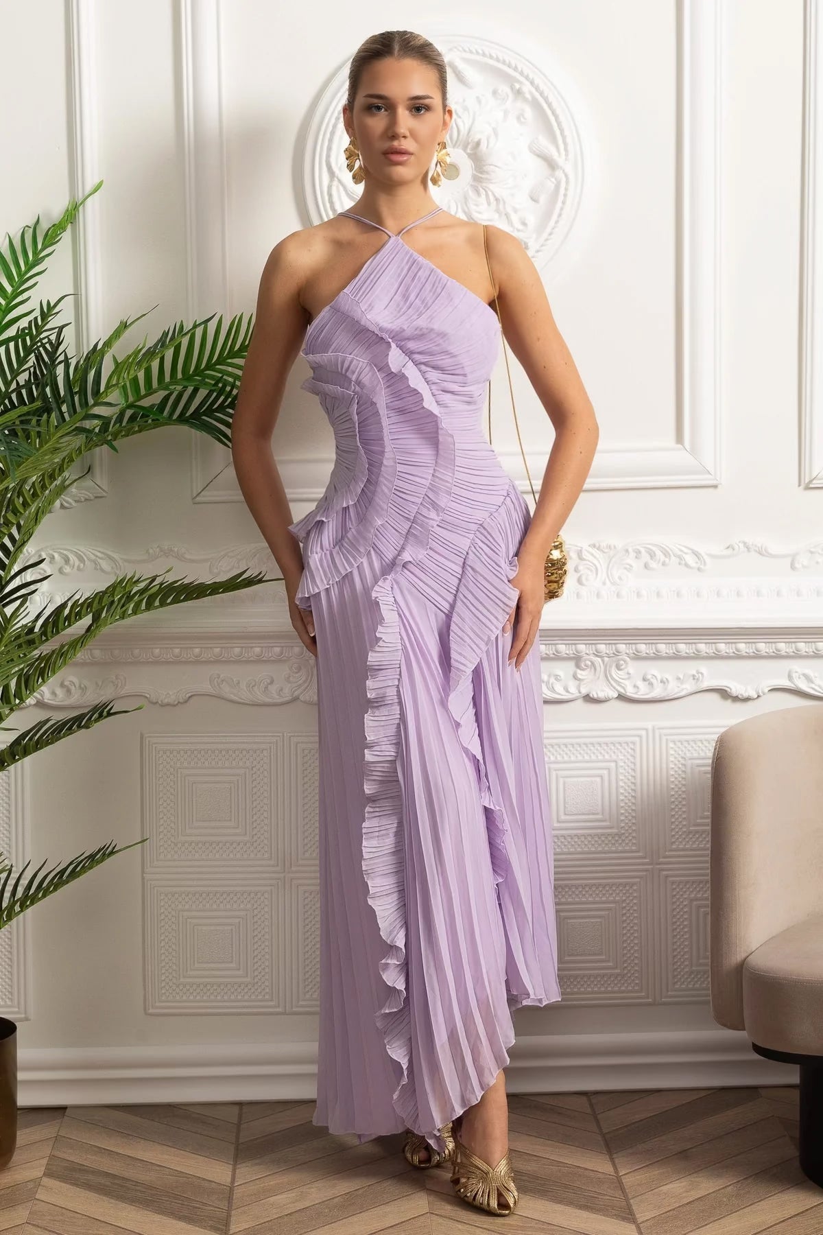 HALTER DRESS