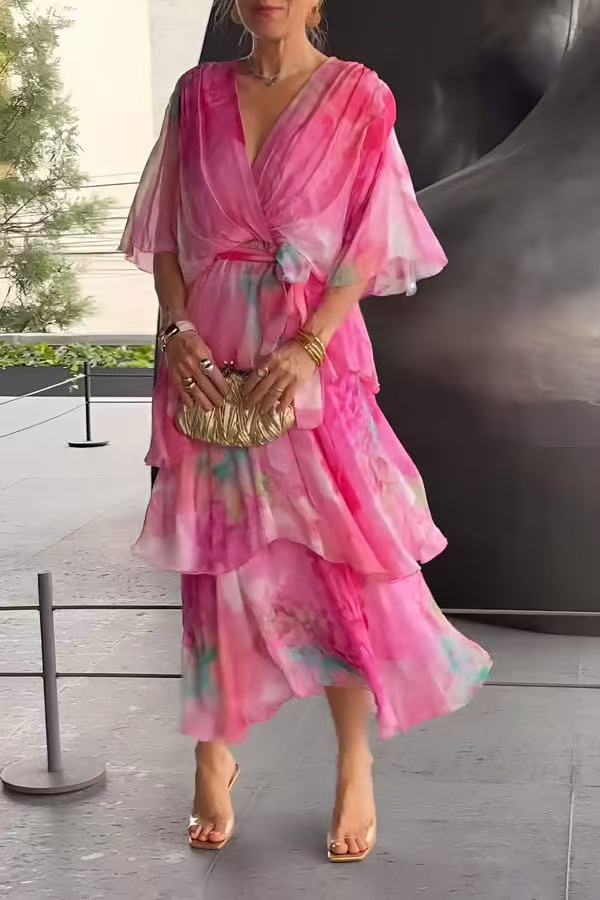 Julliana | Robe d'été à fleurs superposées