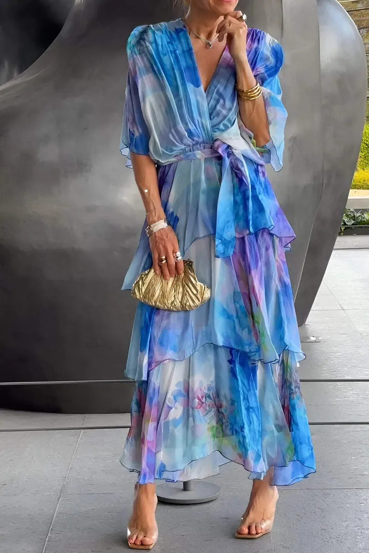 Julliana | Robe d'été à fleurs superposées