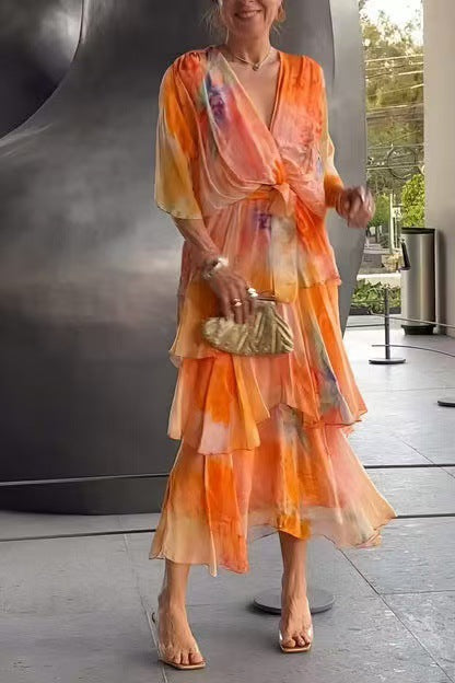 Julliana | Robe d'été à fleurs superposées