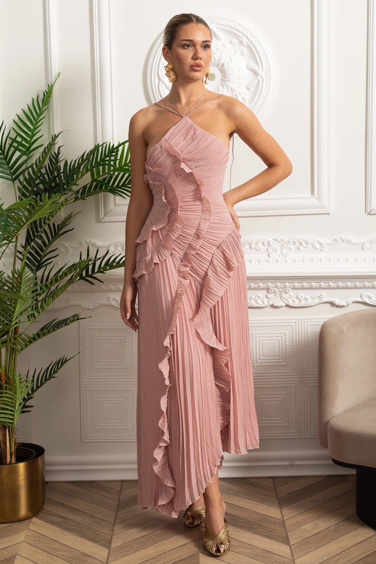 HALTER DRESS