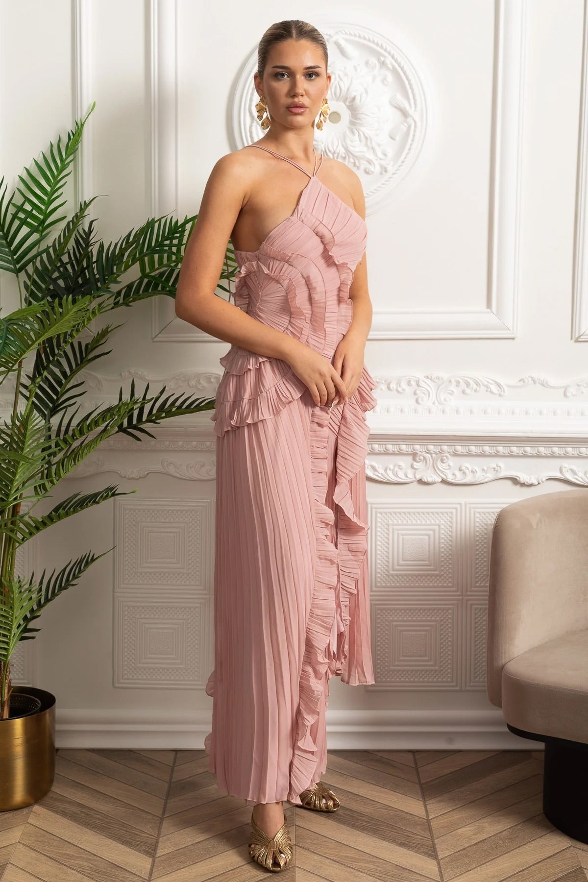 HALTER DRESS