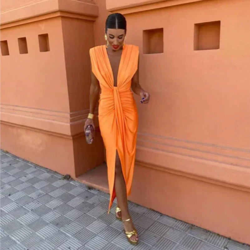 Neva | Elegant Pleated Dress