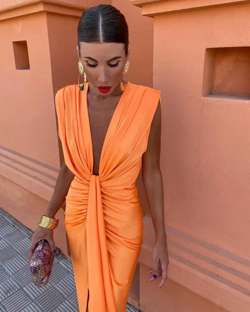 Neva | Elegant Pleated Dress