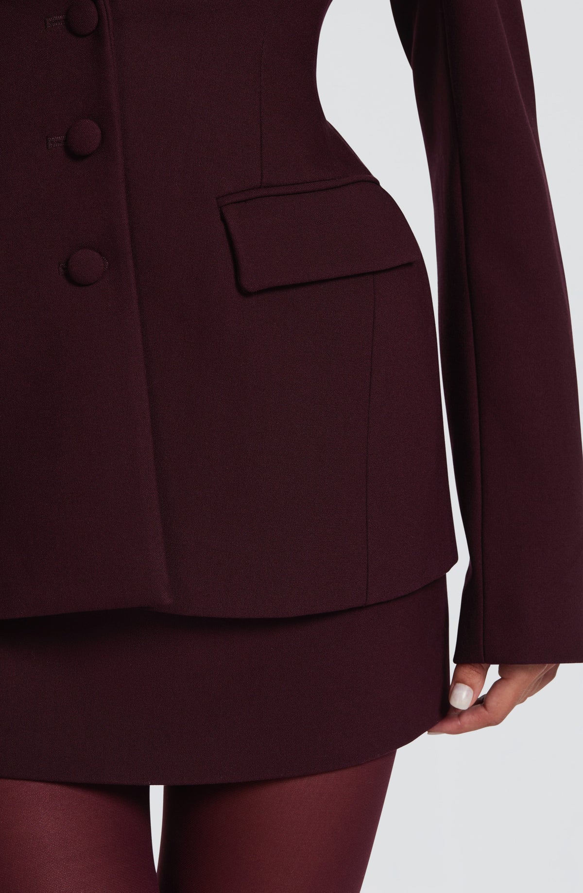 Rowena Blazer - Plum
